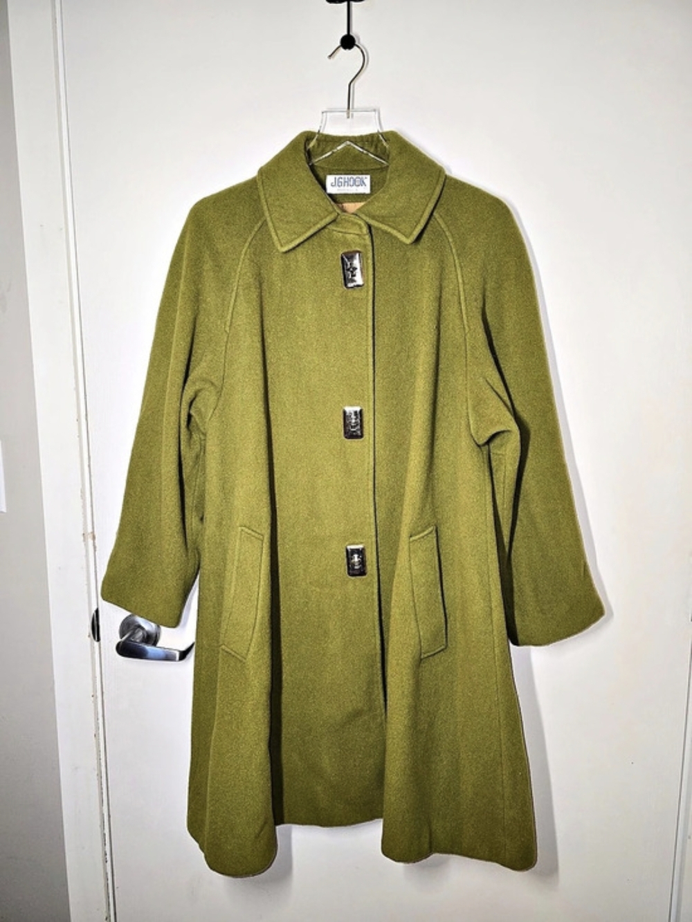 VINTAGE J.G. Hook Wool Blend Green Coat